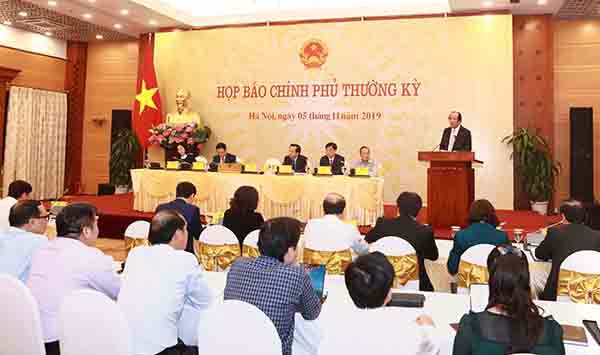 Nội dung Họp báo Chính phủ thường kỳ tháng 10/2019